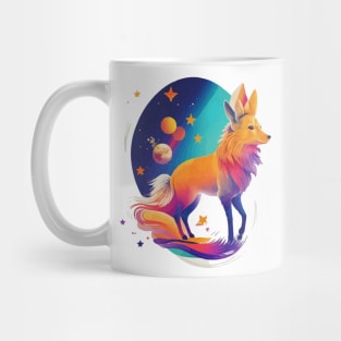 Starry Bonds - Exploring the Ethereal Realm of Cosmic Animals Mug